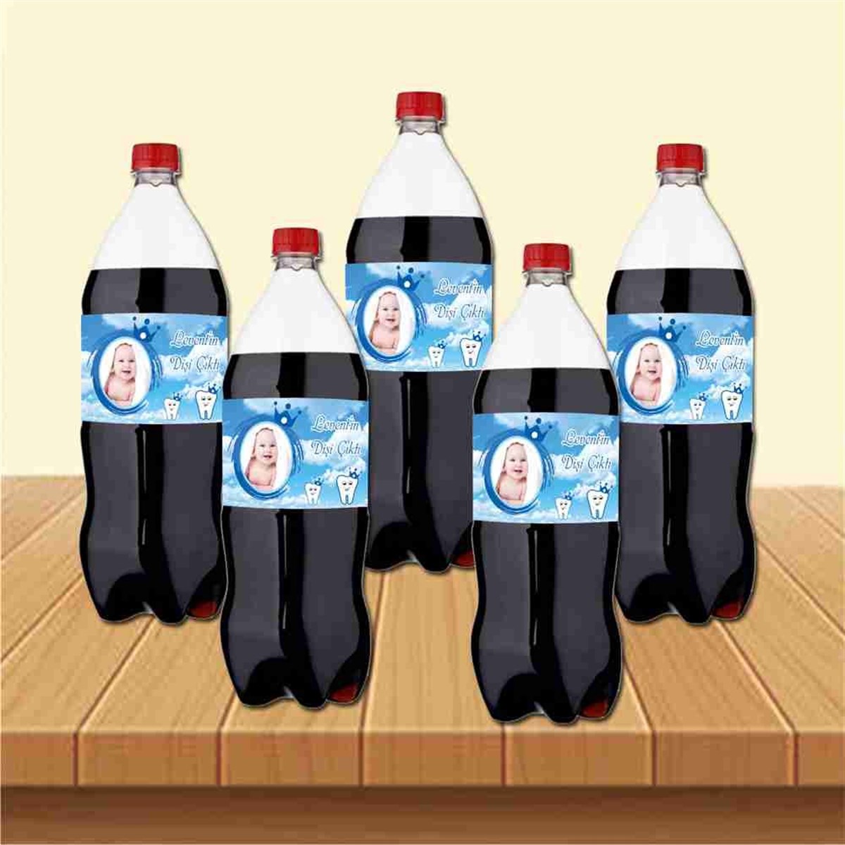 Diş Partisi Gökyüzü Temalı Cola Şisesi Bandı 