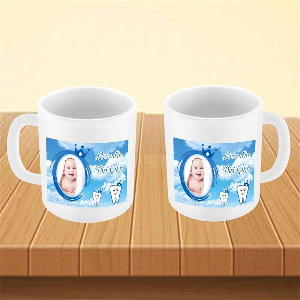 Diş Partisi Gökyüzü Temalı Kupa Bardak Mug  