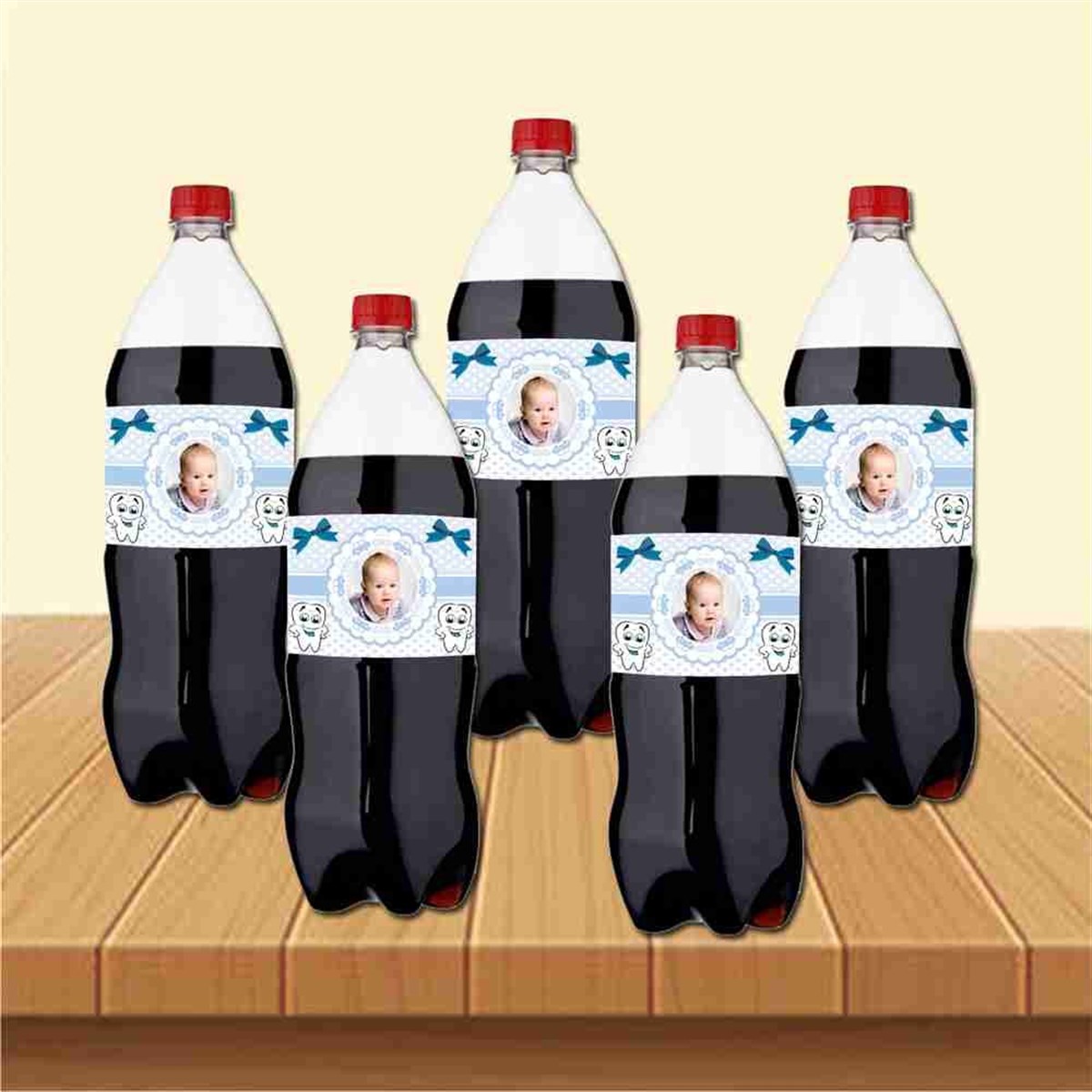Diş Partisi Gülümseyen Diş Parti Cola Şisesi Bandı 
