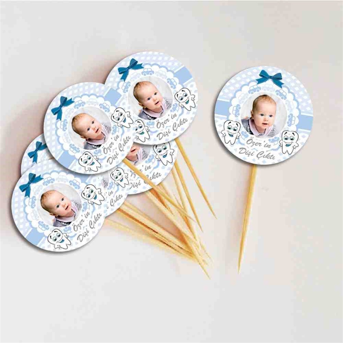 Diş Partisi Gülümseyen Diş Parti Cupcake Kurdanı 