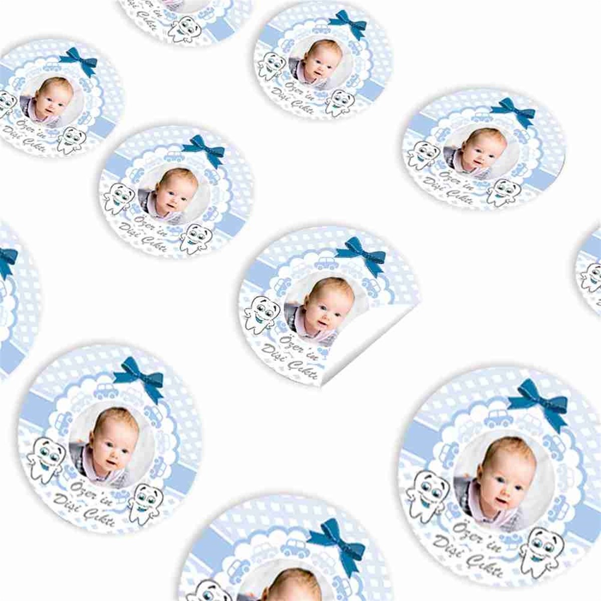 Diş Partisi Gülümseyen Diş Parti Sticker 30 Adet 