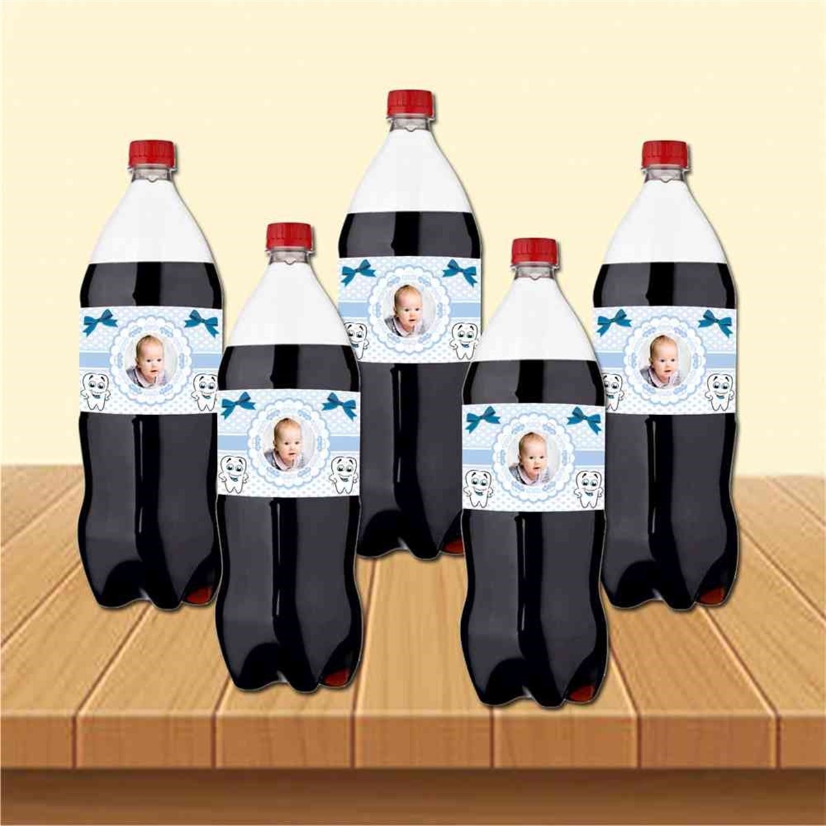 Diş Partisi Gülümseyen Diş Parti Süsü Cola Şisesi Bandı 