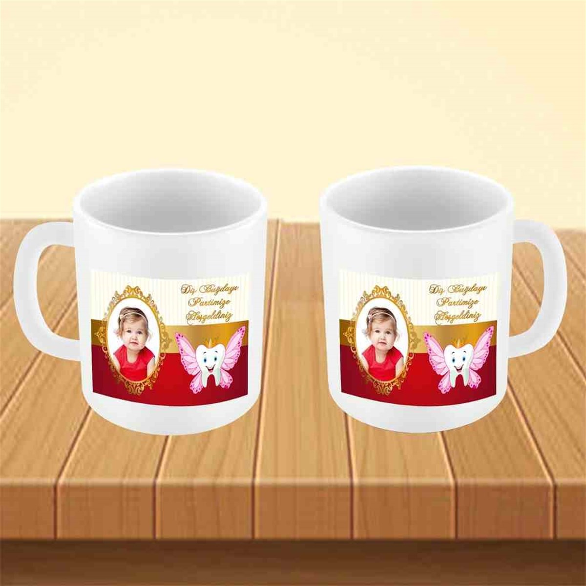 Diş Partisi Gülümseyen Diş Parti Süsü Kupa Bardak Mug 