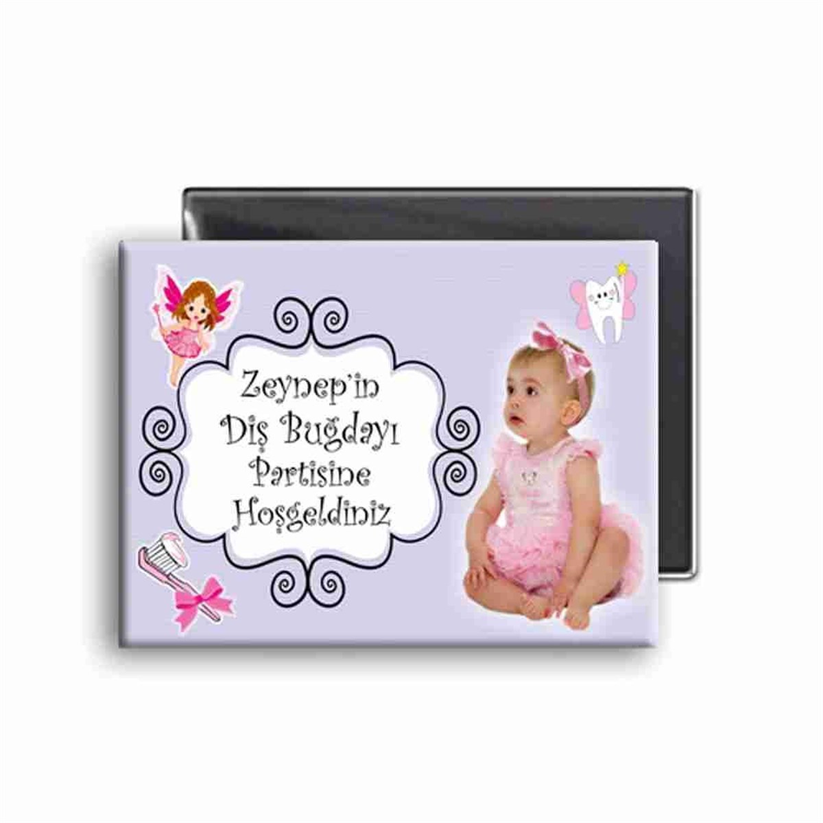 Diş Partisi Kağıt gemi Temalı Buzdolabı Magneti 