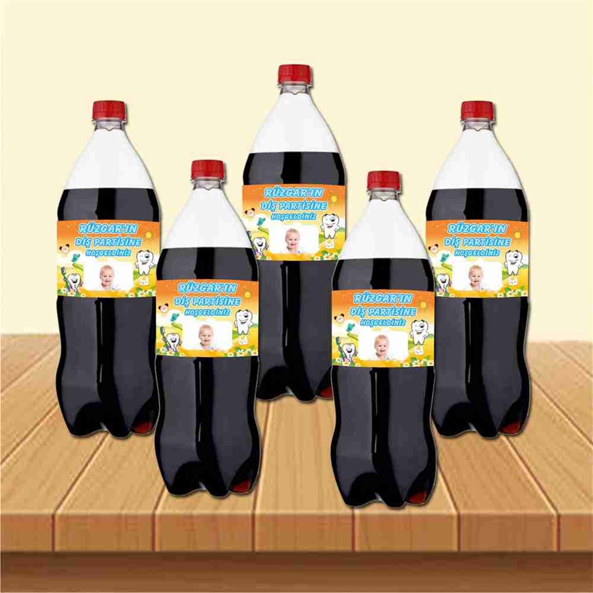Diş Partisi Kavuniçili Konsept Cola Şisesi Bandı 