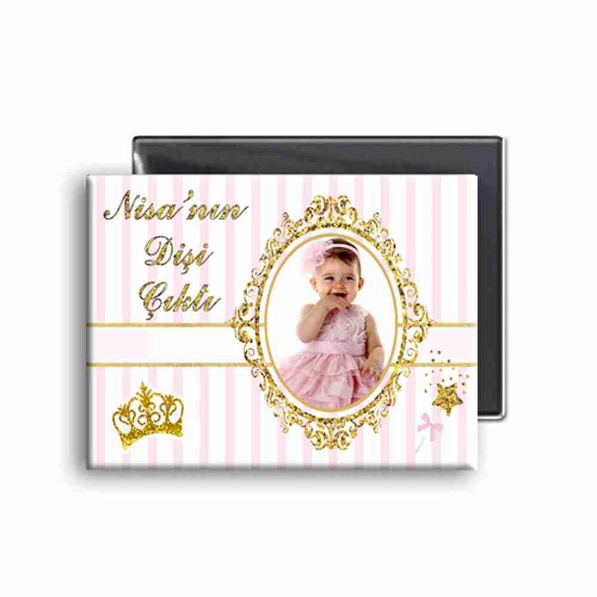 Diş Partisi Mint Duş Alan Diş Konsepti Buzdolabı Magneti 