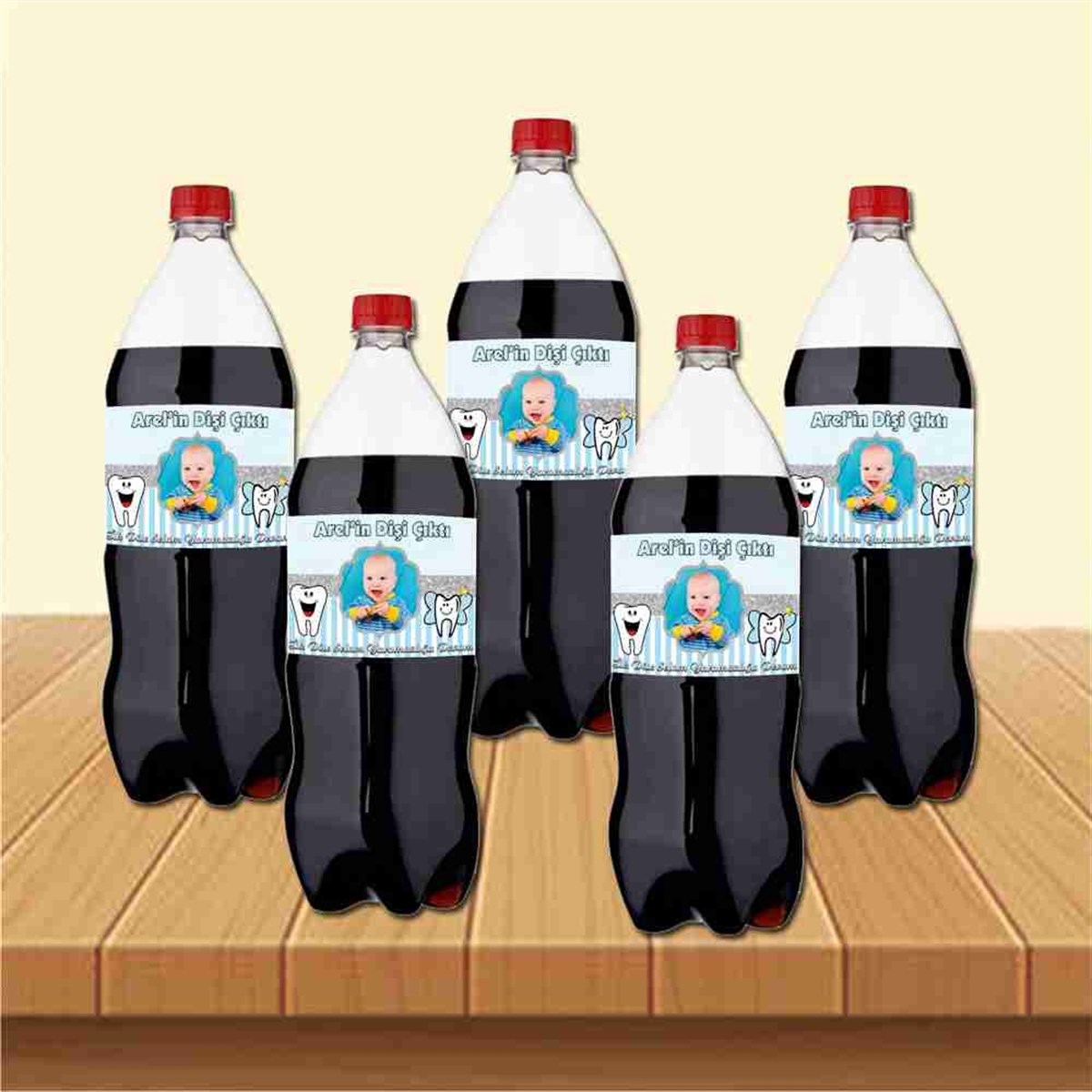 Diş Partisi Neşeli Mavi Cola Şisesi Bandı 