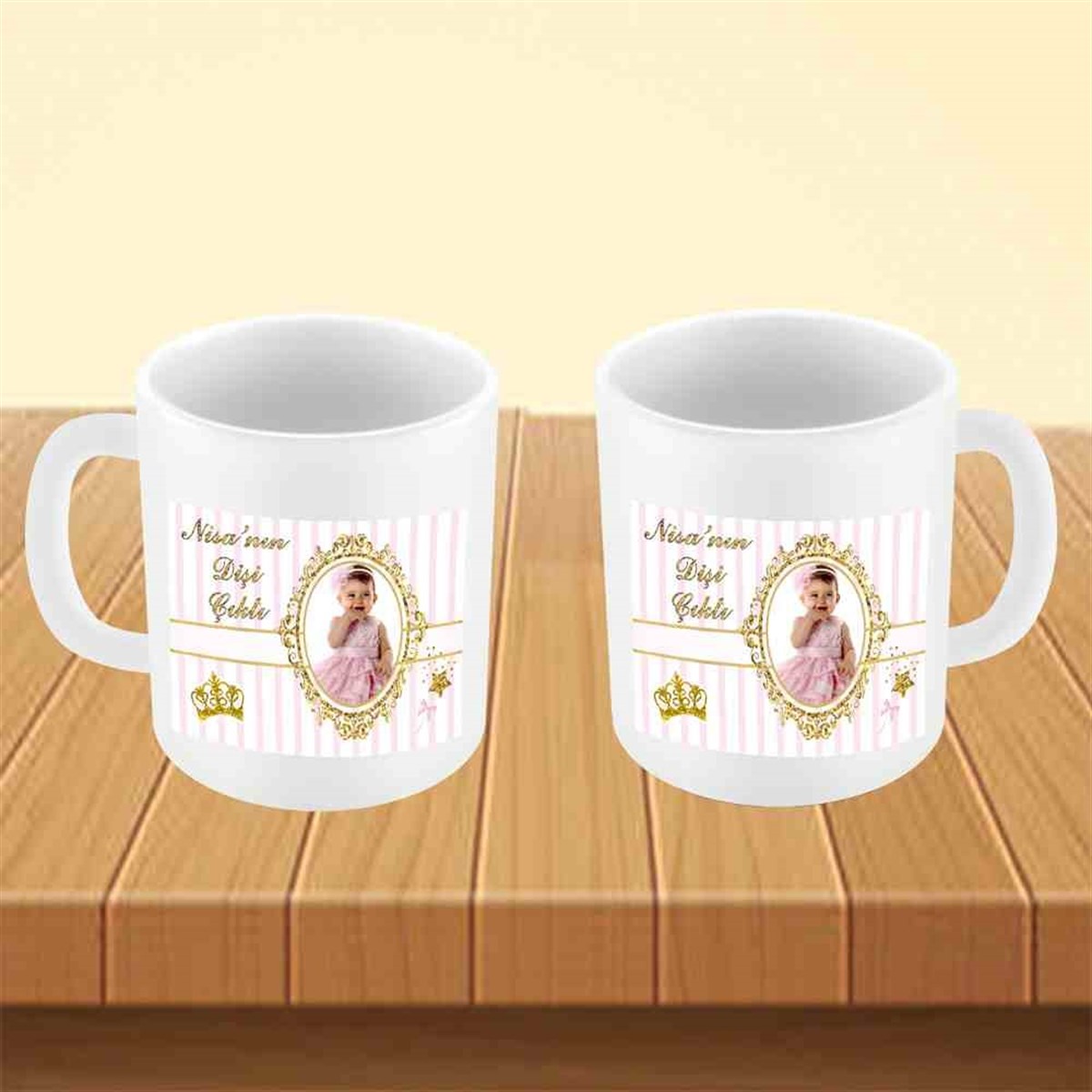 Diş Partisi Prenses Dişli Diş Konsepti Kupa Bardak Mug 