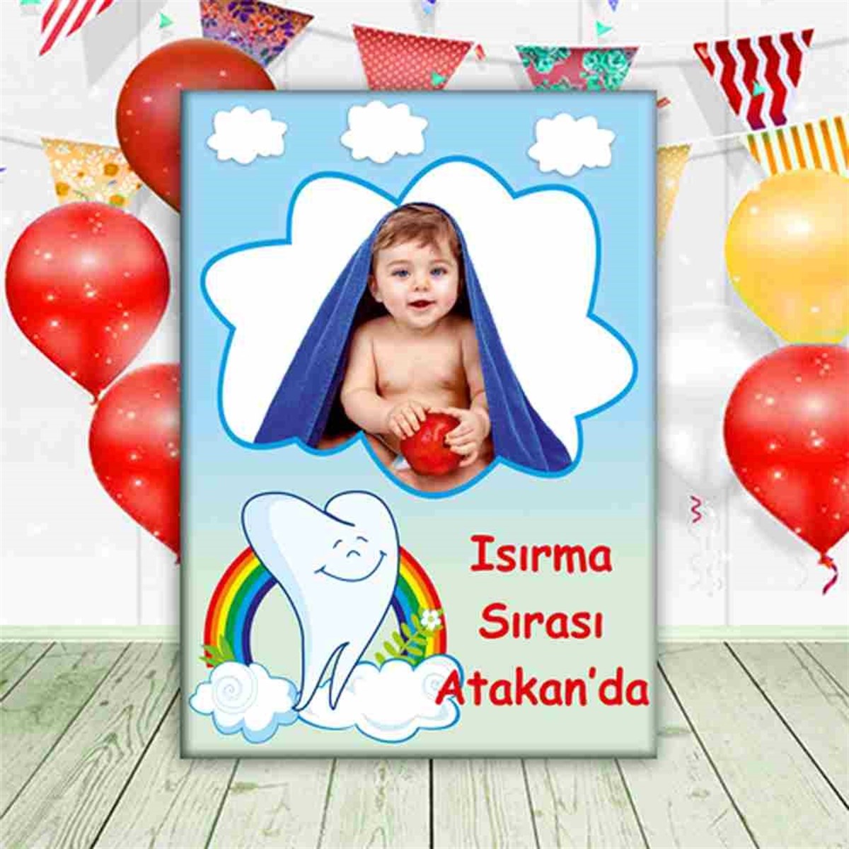 Diş Partisi Şemsiyeli Diş Konsept Ayaklı Pano 