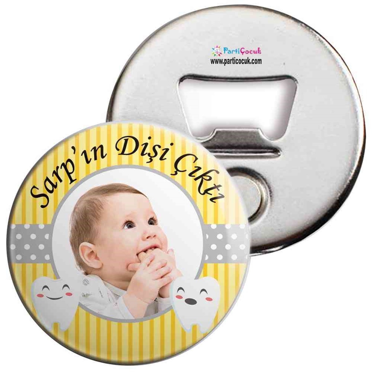 Diş Partisi Sevimli Dişler Açacaklı Magnet 