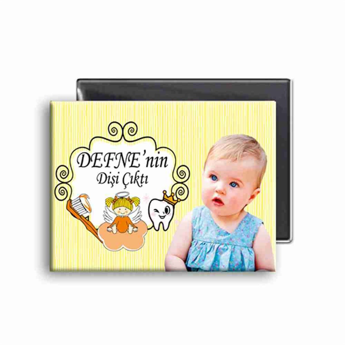 Diş Partisi Sevimli Dişler Buzdolabı Magneti 