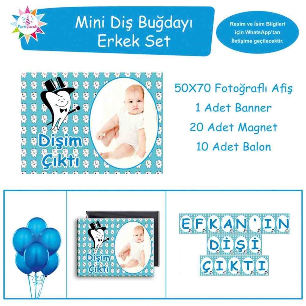 Diş Partisi Şık Diş Parti Seti Mini Set 