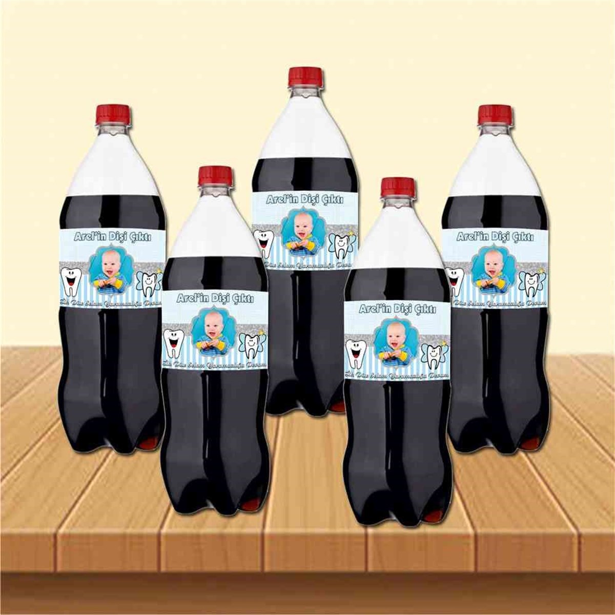 Diş Partisi Süslü Diş Cola Şisesi Bandı 
