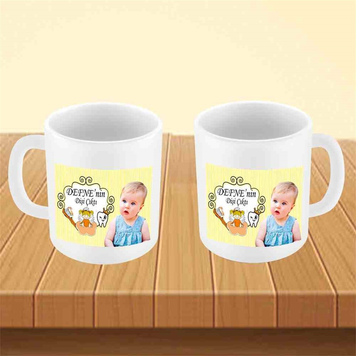 Diş Partisi Taçlı Diş Partisi Seti  Kupa Bardak Mug 