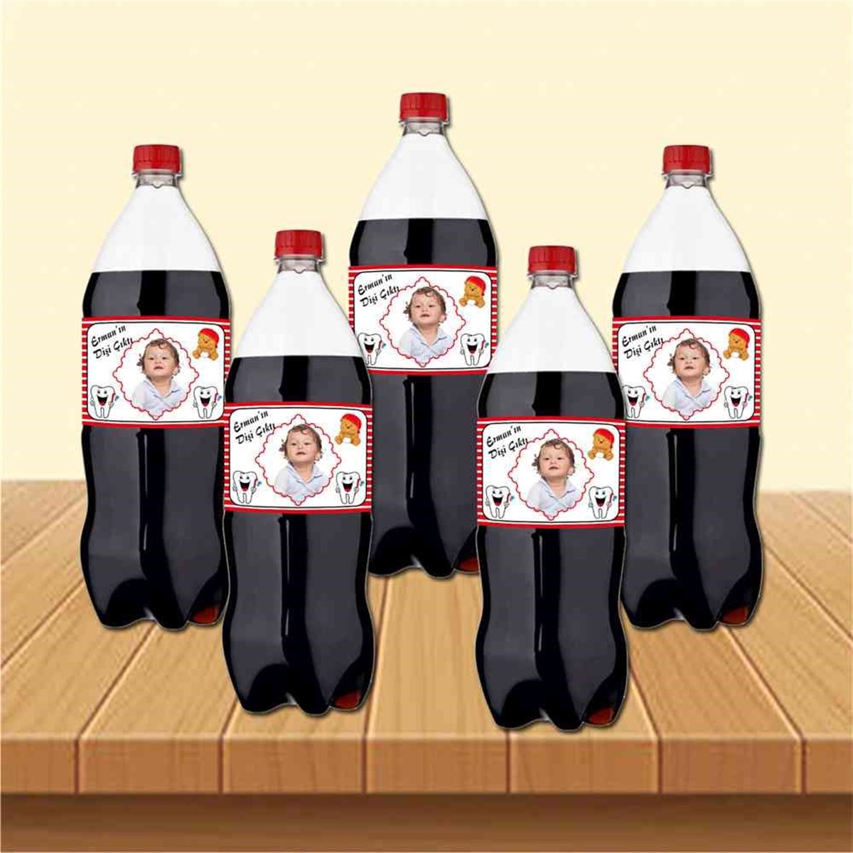 Diş Partisi Uçan Diş Parti Seti Cola Şisesi Bandı 