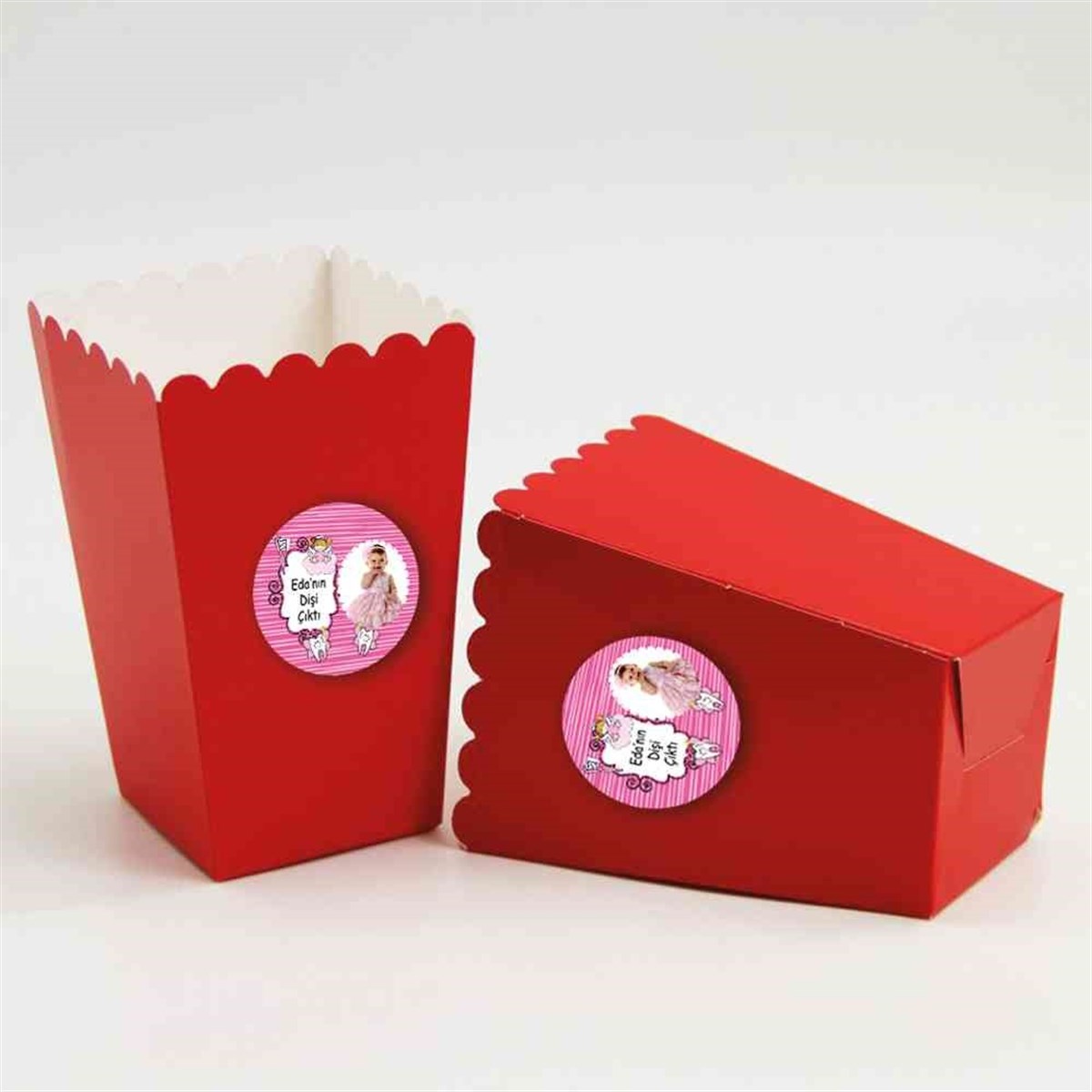 Diş Partisi Uçan Diş Perili Popcorn Kutusu 10 Adet  