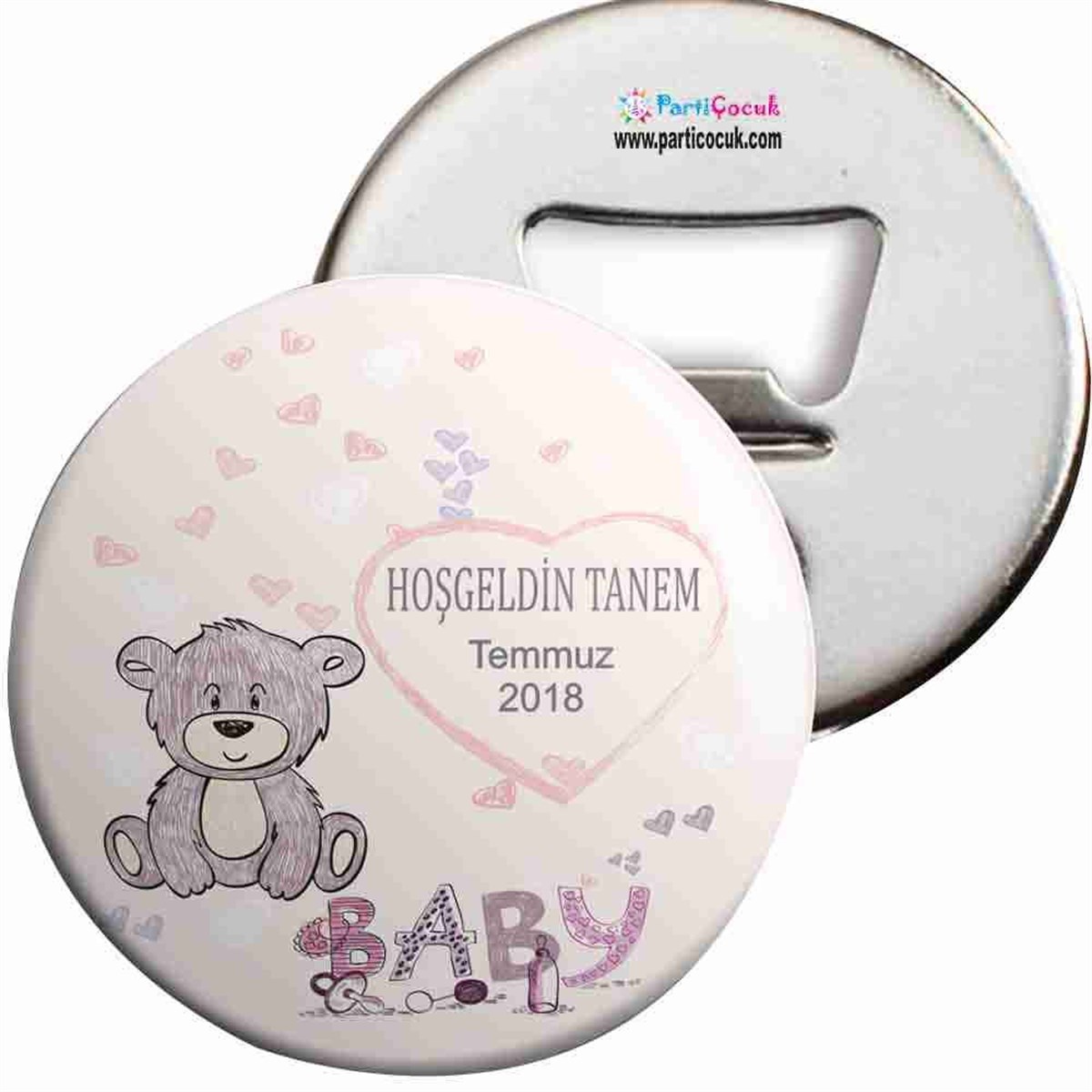 Doğum Günü Açacaklı Magnet Ayılı Konsept 