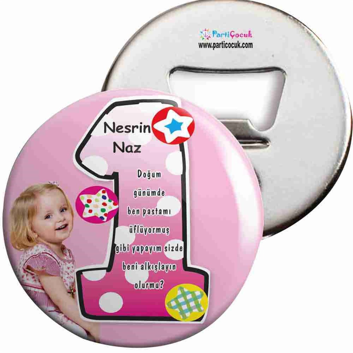 Doğum Günü Açacaklı Magnet Kişiye 1 Konsepti 