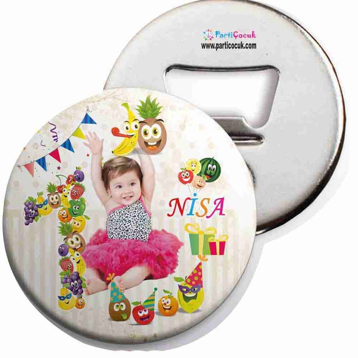 Doğum Günü Açacaklı Magnet Meyve Konsepti 