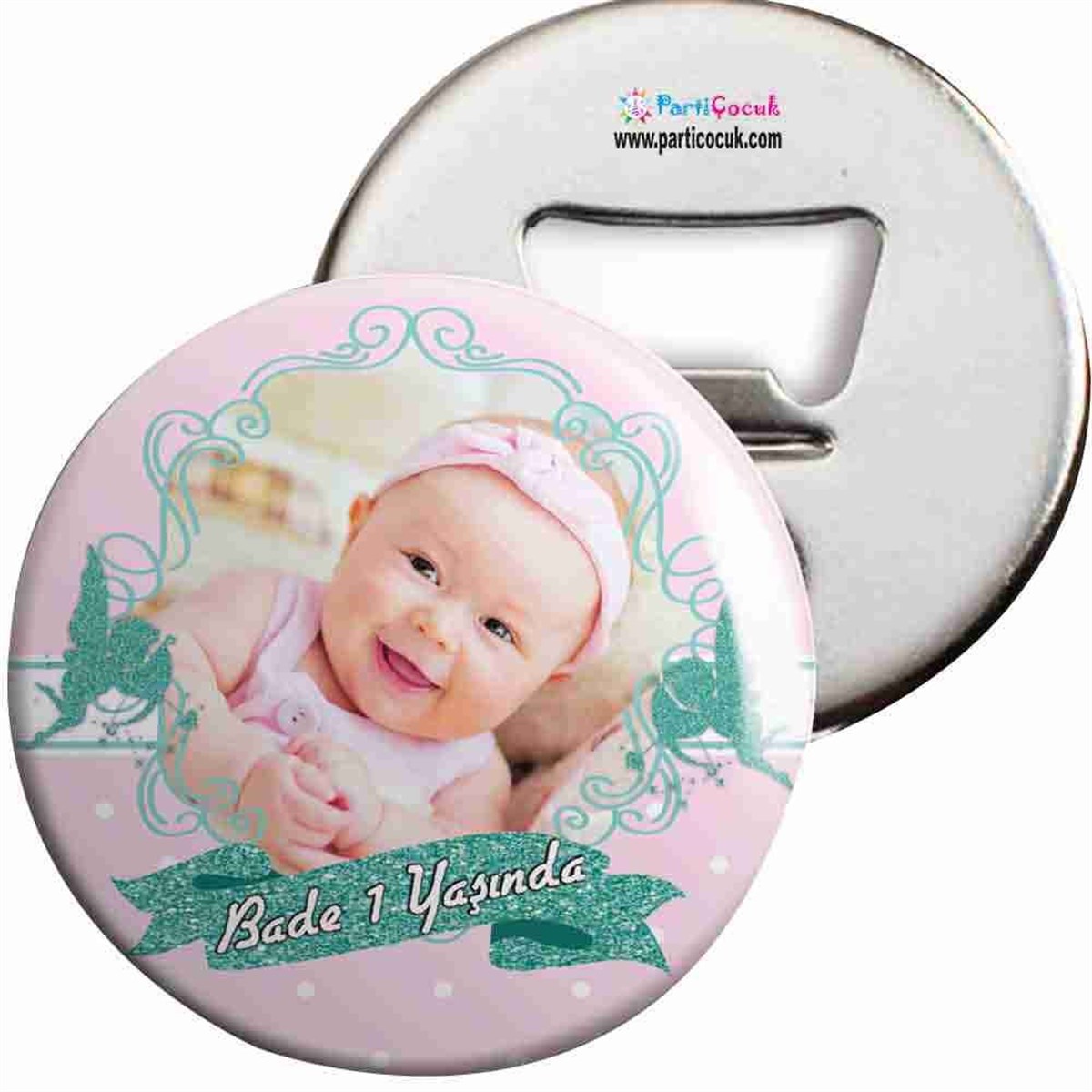Doğum Günü Açacaklı Magnet Mint Melek Konsepti 