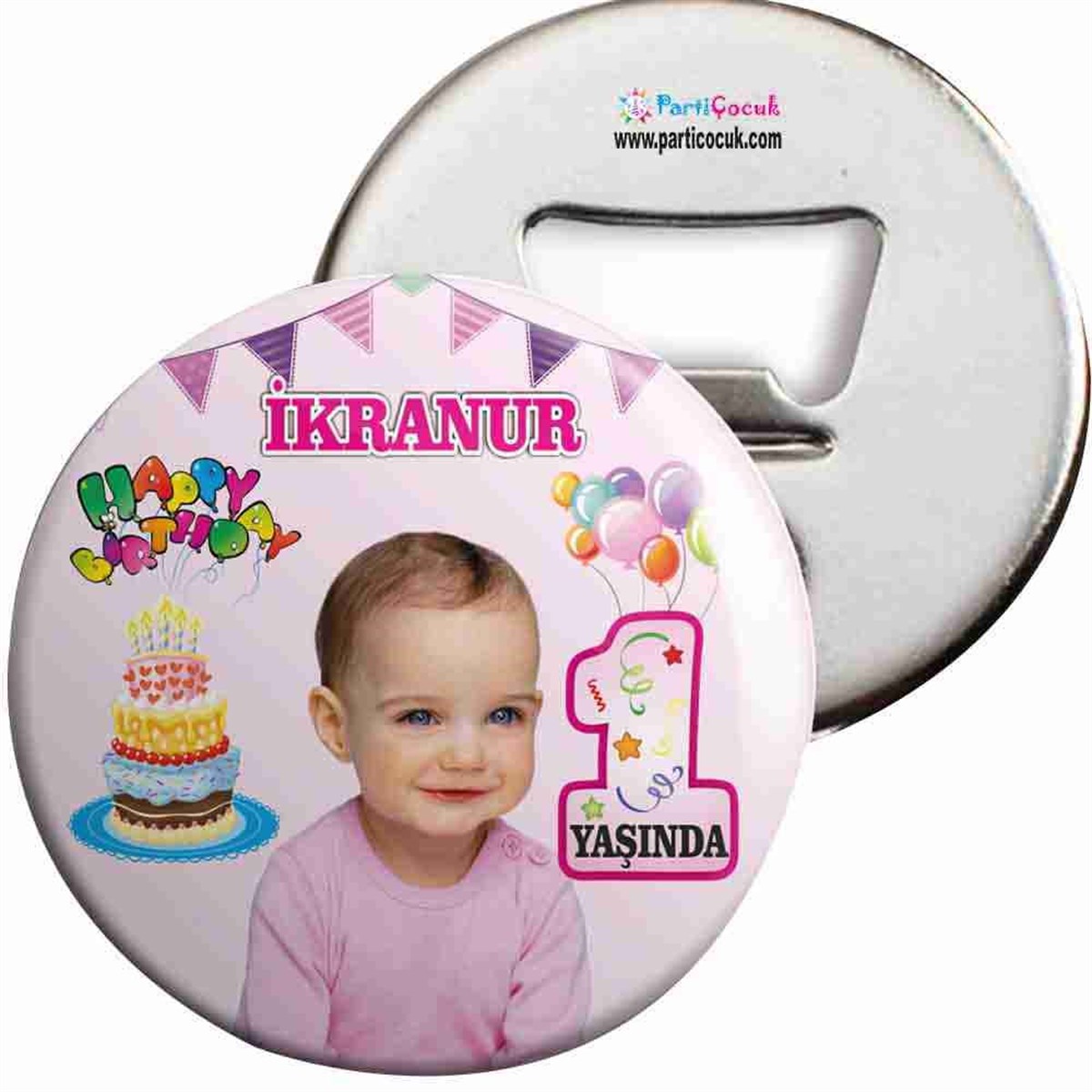 Doğum Günü Açacaklı Magnet Pastalı Balonlu Konsept 