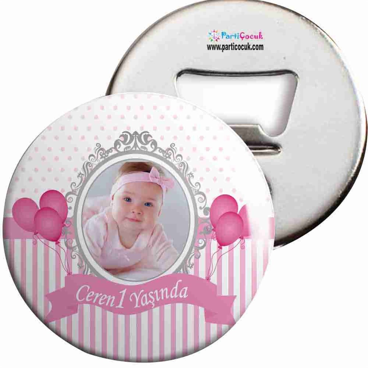 Doğum Günü Açacaklı Magnet Pembe Balon Konsept 