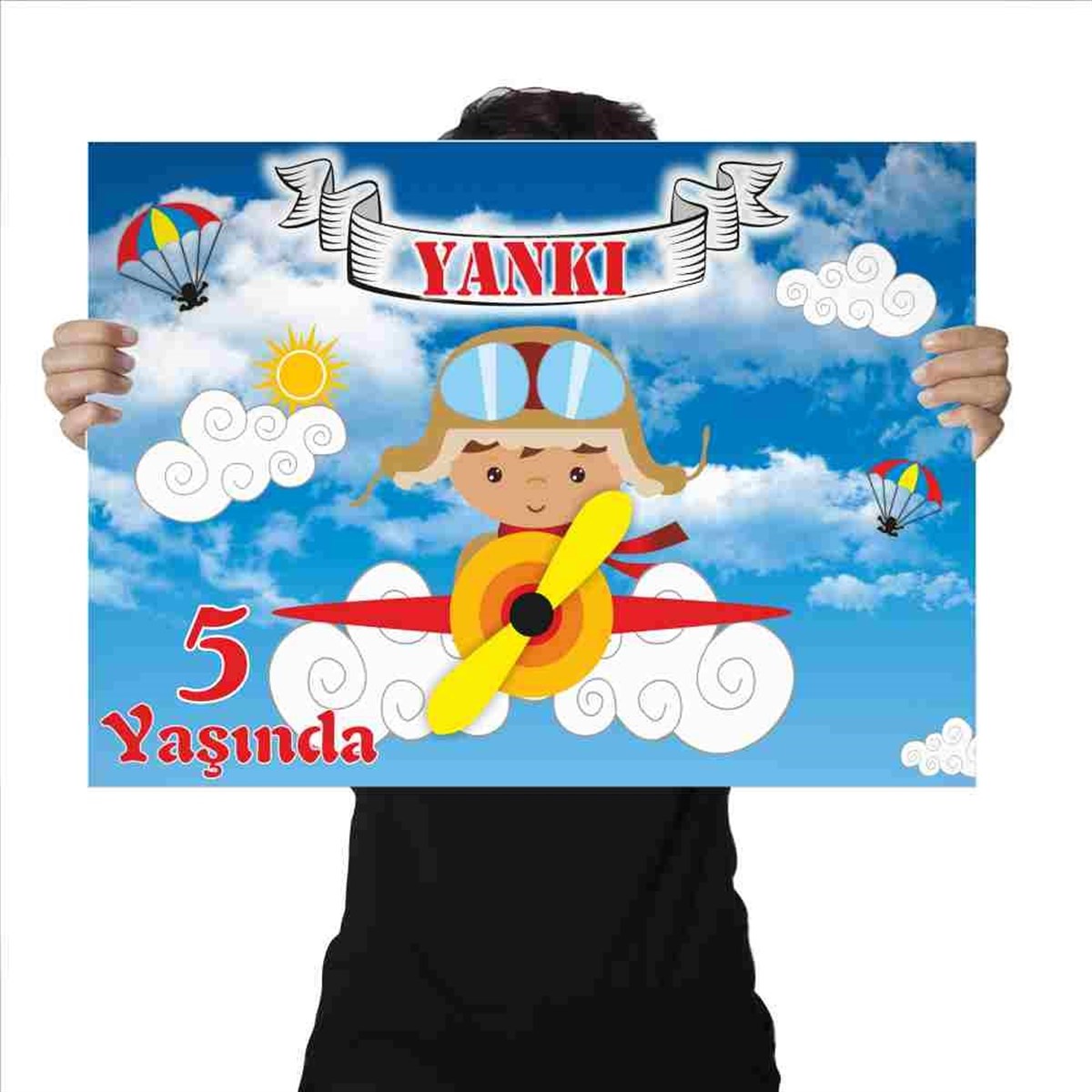 Doğum Günü Afiş Planör Konsept 