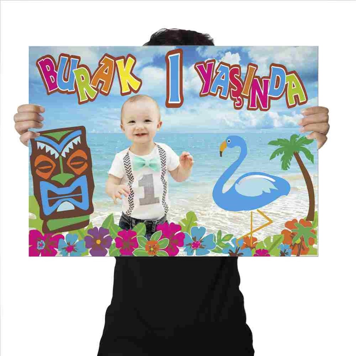 Doğum Günü Afişi Filamingo Konsept 
