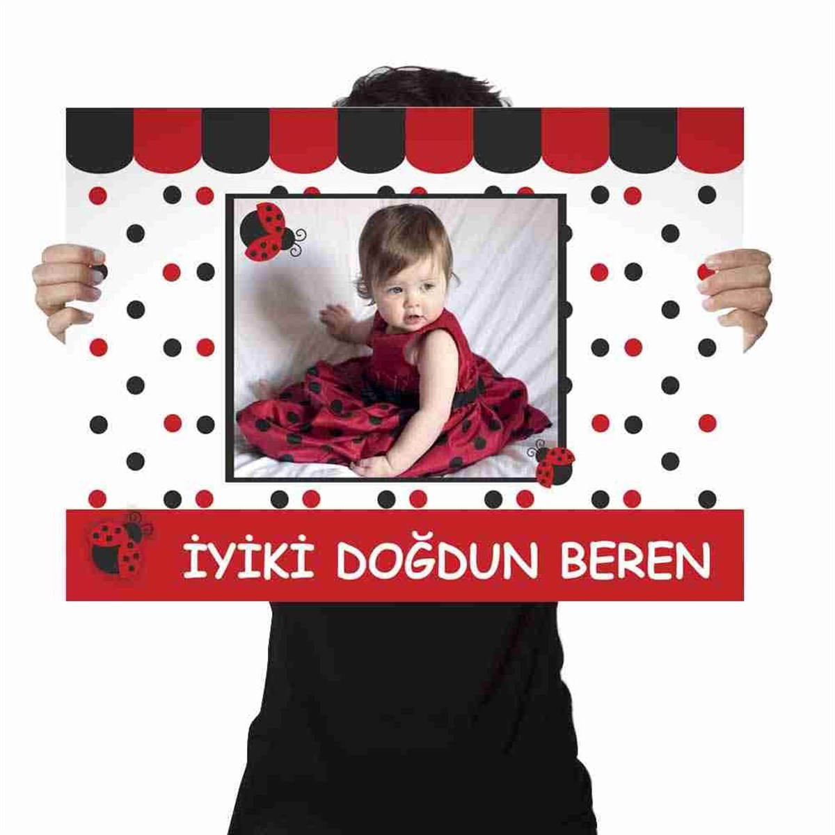 Doğum Günü Afişi Uğur Böceği 