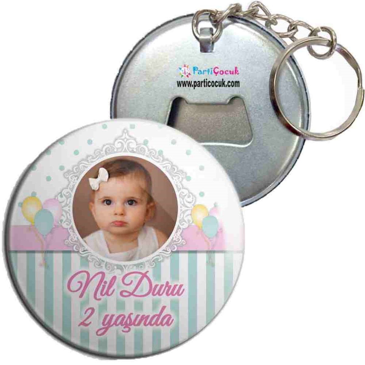 Doğum Günü Anahtarlıklı Açacak  Soft Balon Konsept 