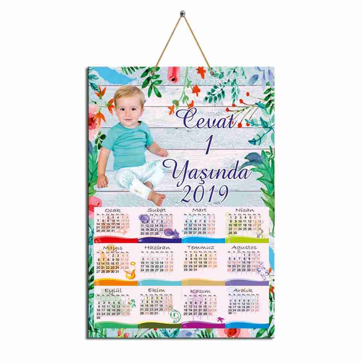 Doğum Günü Arılar Karton Takvim  