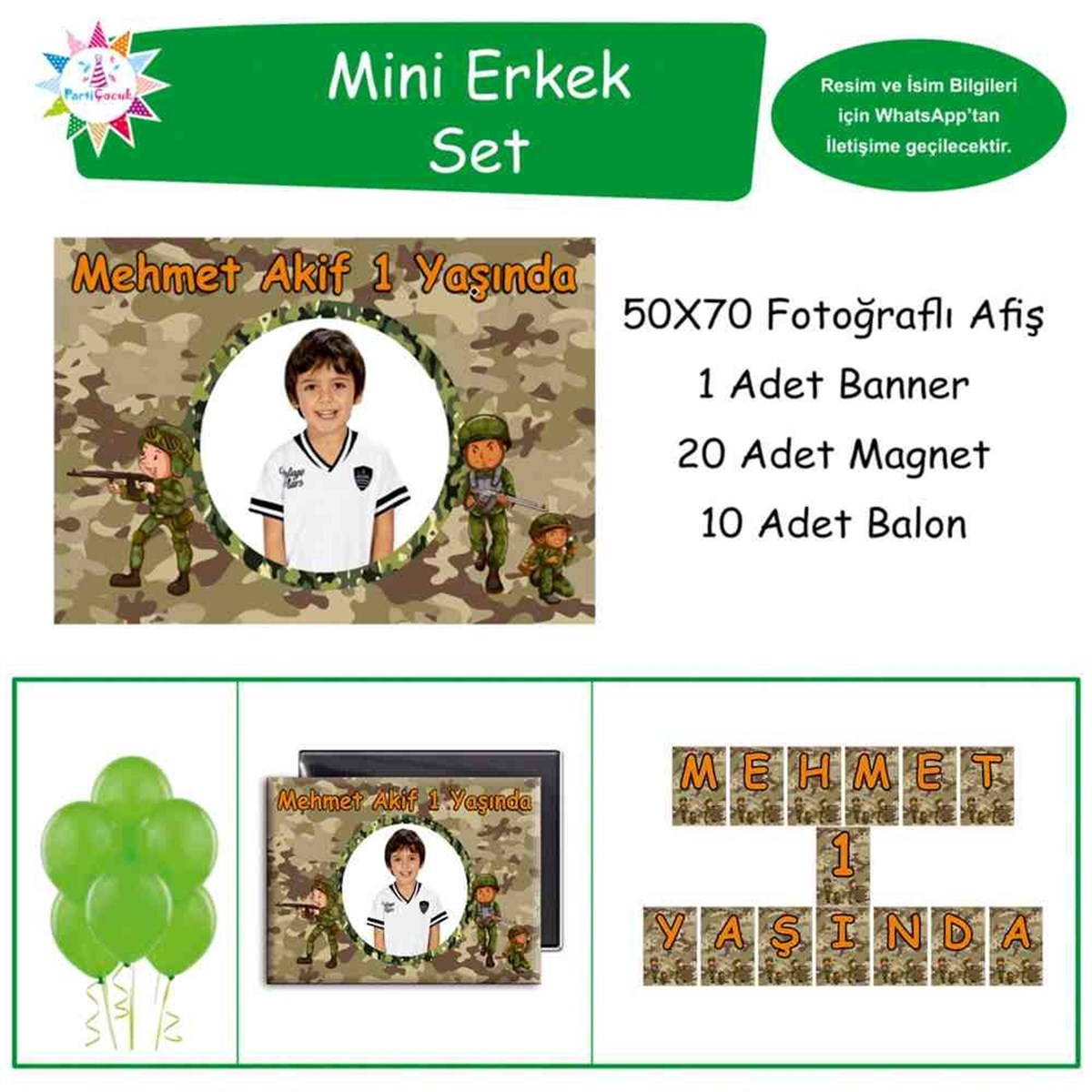 Doğum Günü   Asker Konsepti Doğum Günü Paketi 
