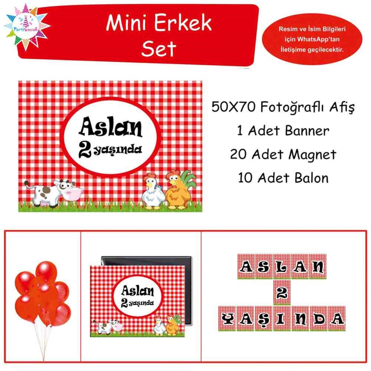 Doğum Günü   Çiftlik Konsepti  Doğum Günü Paketi 