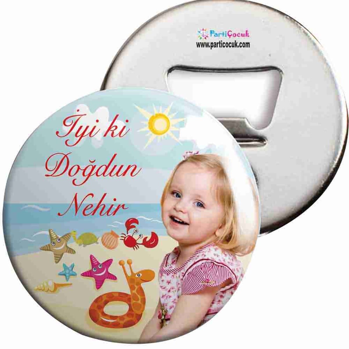 Doğum Günü Deniz Havai Açacaklı Magnet 