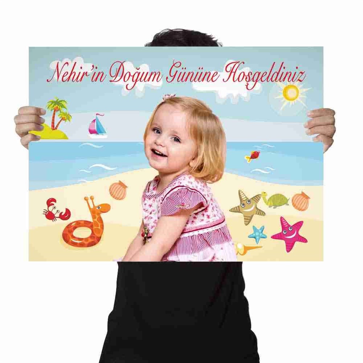 Doğum Günü Deniz Havai Afiş 