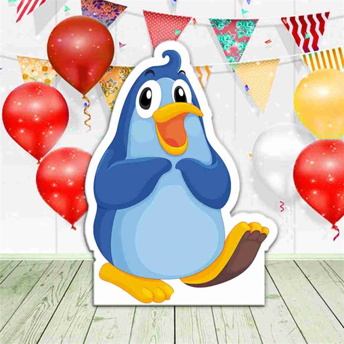 Doğum Günü  Kış Temalı Penguenli Pano 