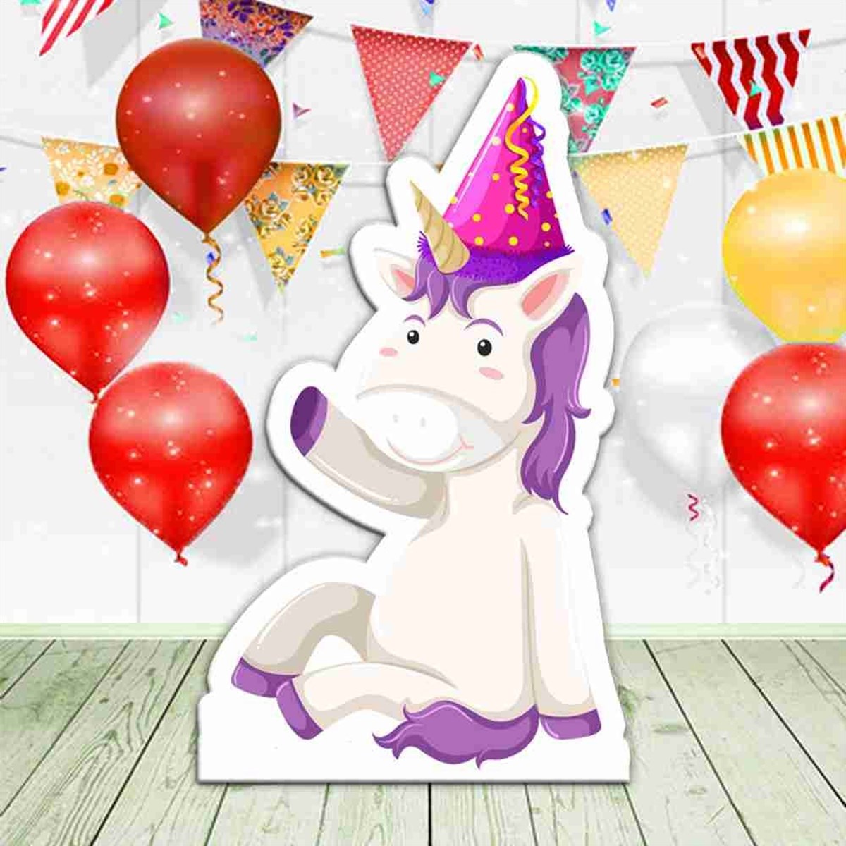 Doğum Günü Kutlama Unicorn Organizasyon Pano 