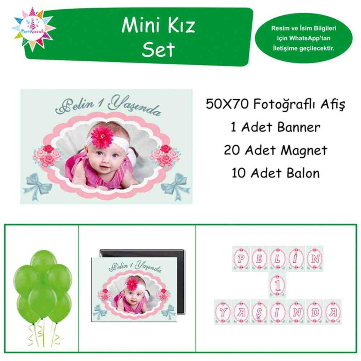 Doğum Günü  Mint Bahar Konsepti 