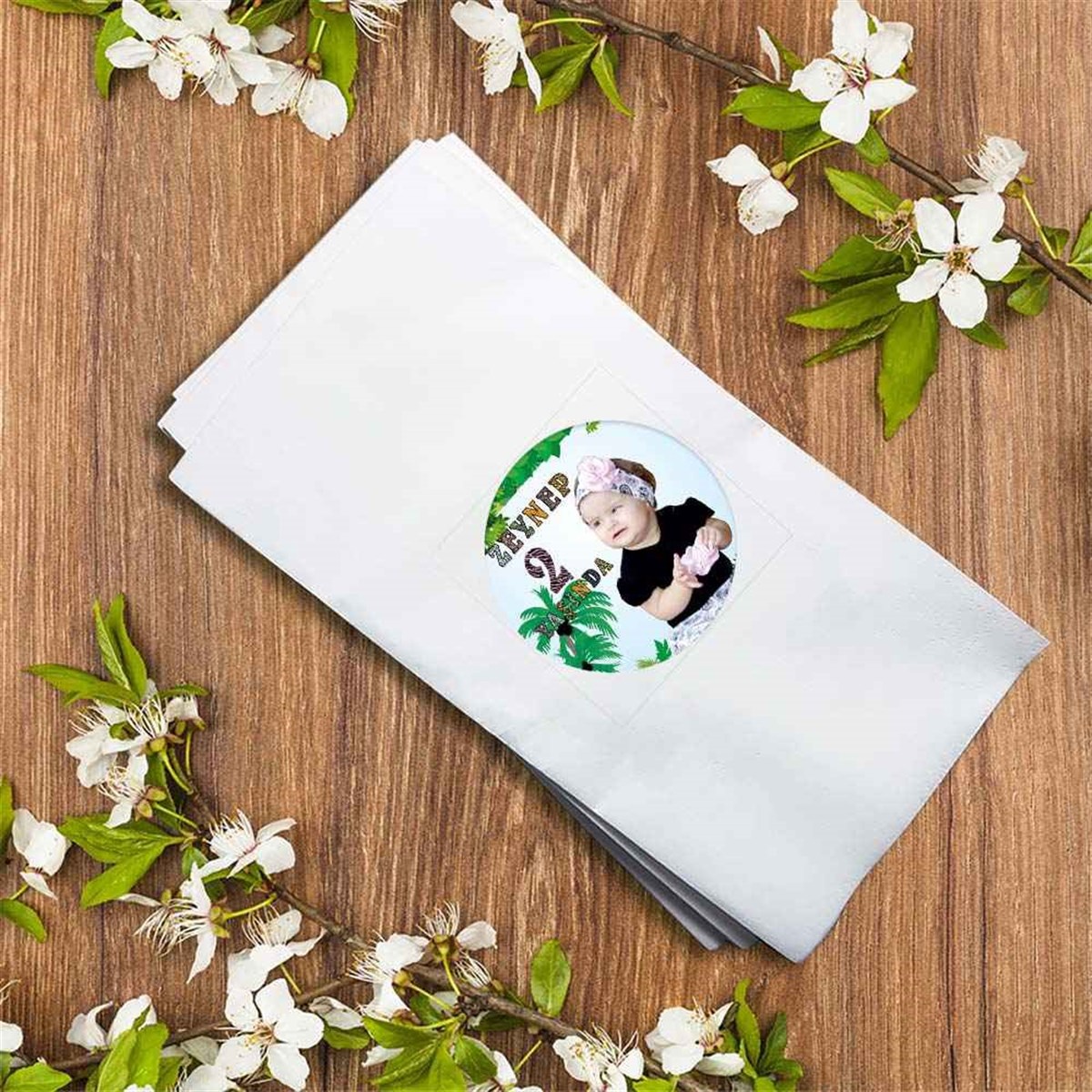 Doğum Günü Peçete Panda Konsepti 