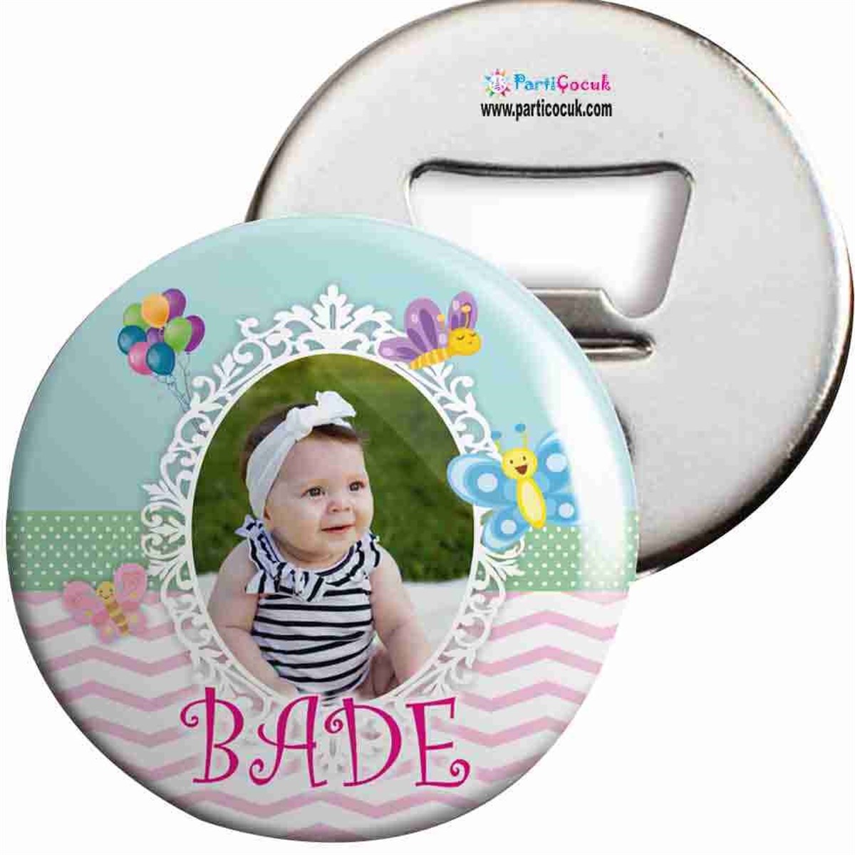 Doğum Günü  Puantiyeli Balon Açacaklı Magnet 