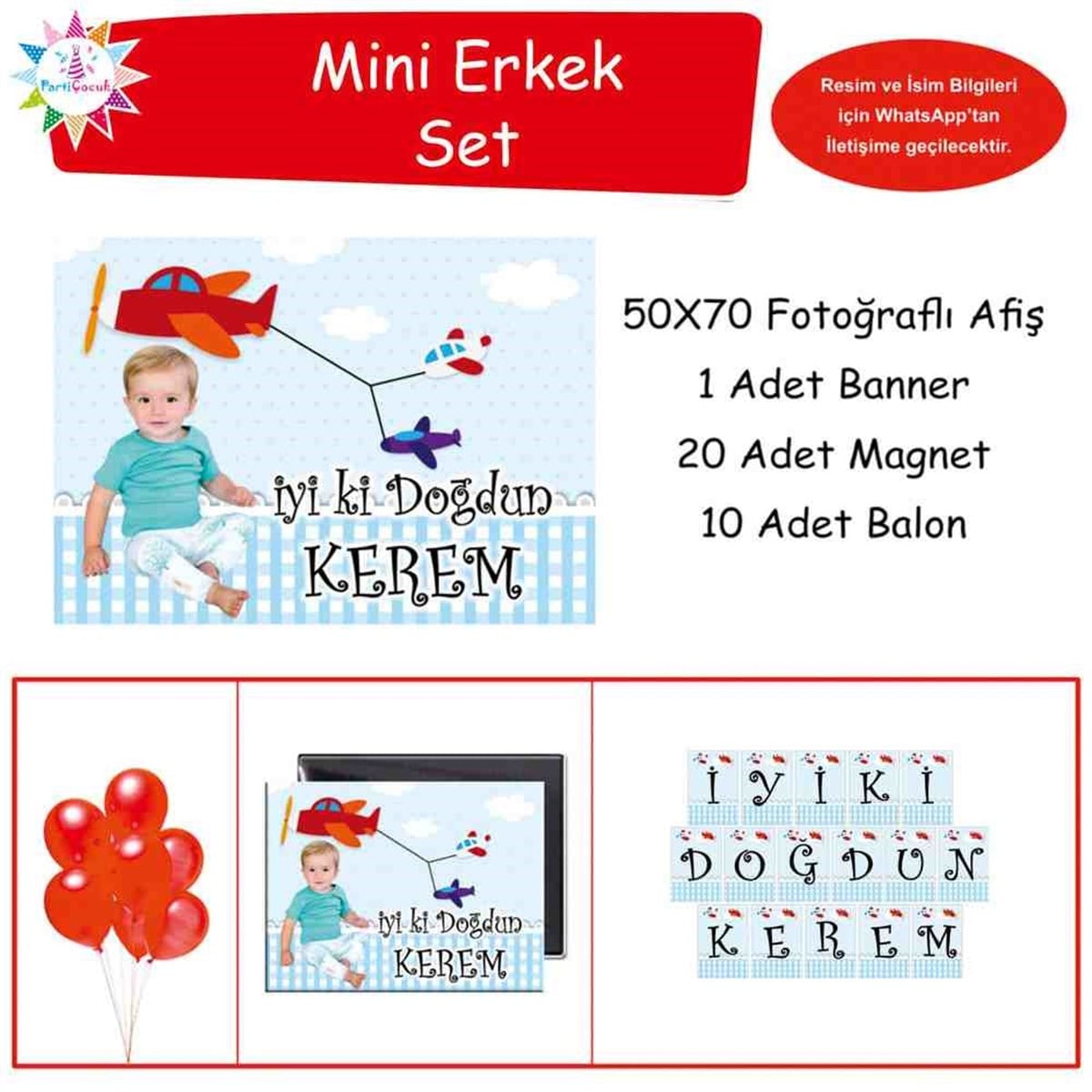 Doğum Günü  Uçak Konsept Doğum Günü Paketi 