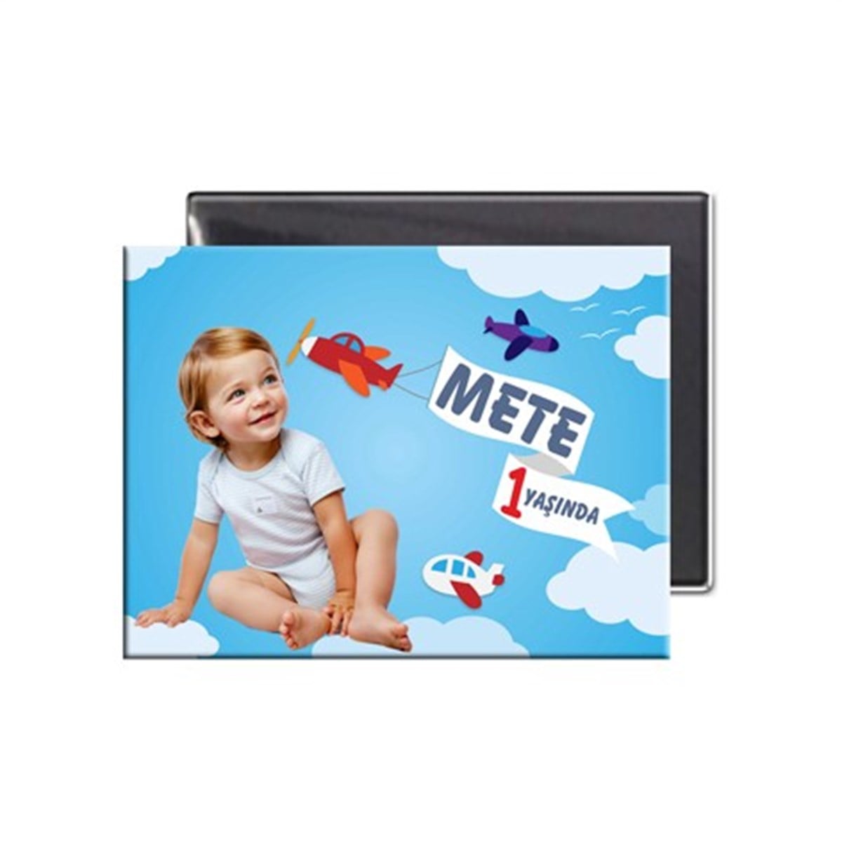 Doğum Günü Uçaklar Buzdolabı Magneti  
