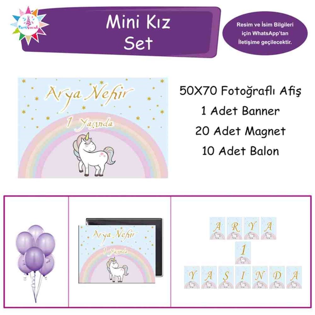 Doğum Günü  Unicorn Konsept 