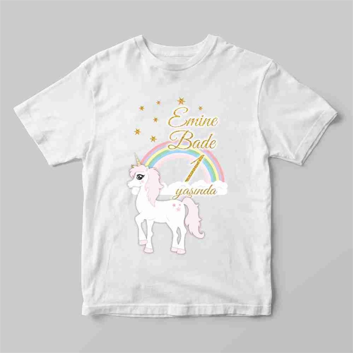 Doğum Günü Unicorn Tişört 