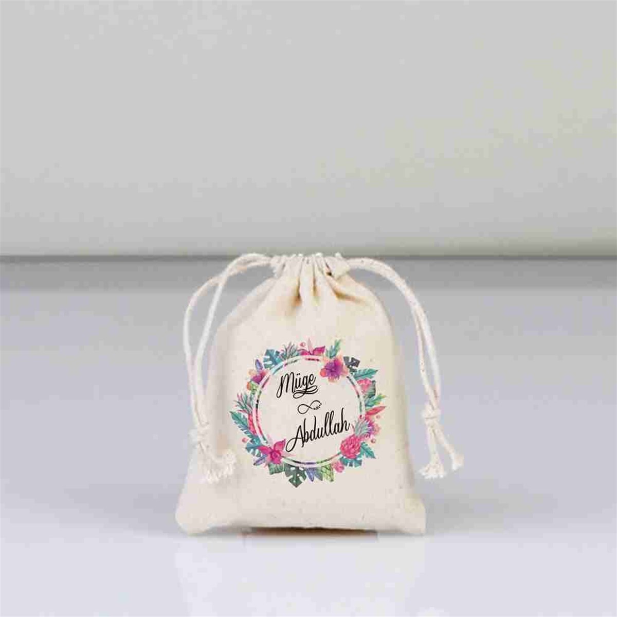 Düğün Hediyelik Baskılı Kese 