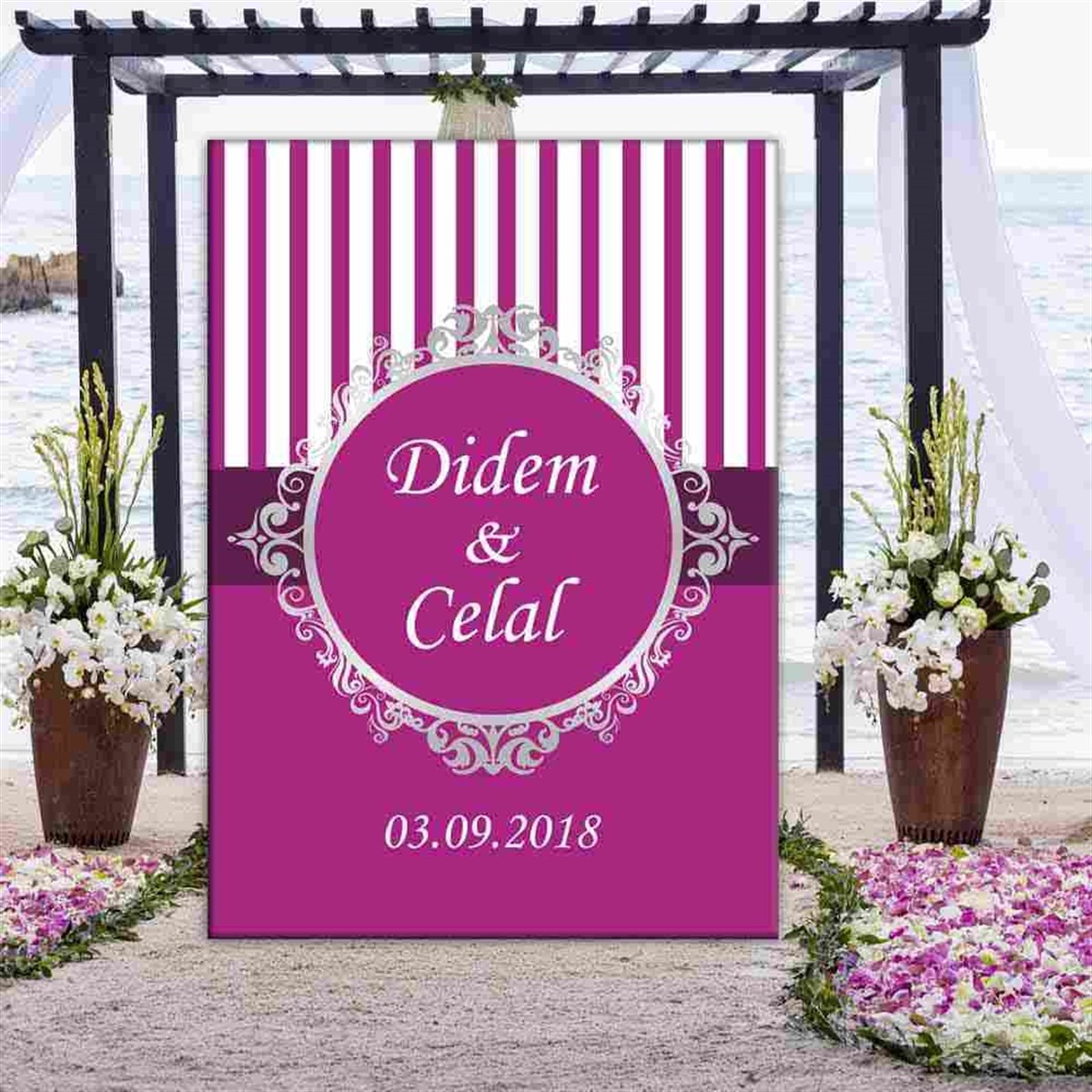 Düğün Hoş Geldin Kapı Süsü 