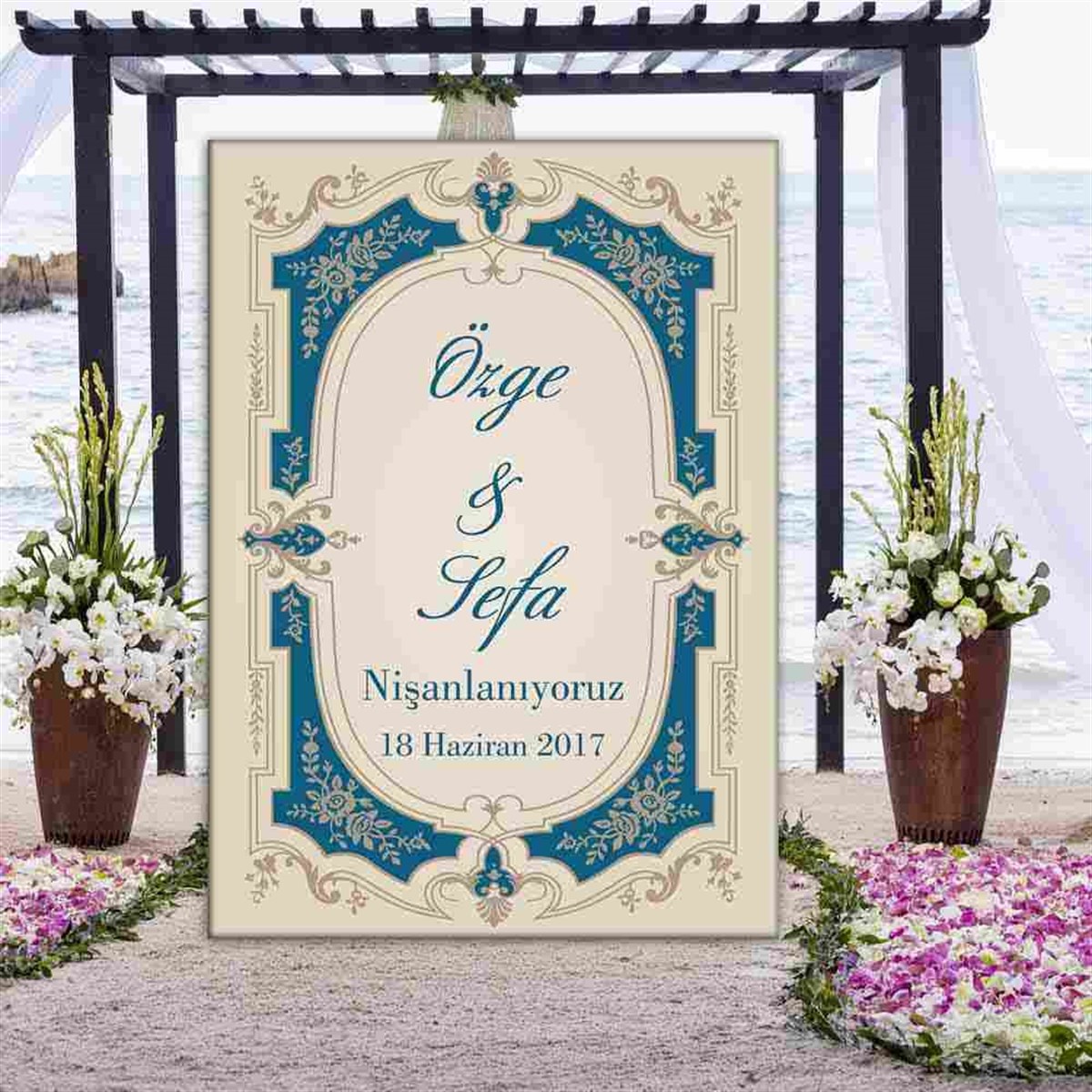 Düğün İsme Özel Pano 