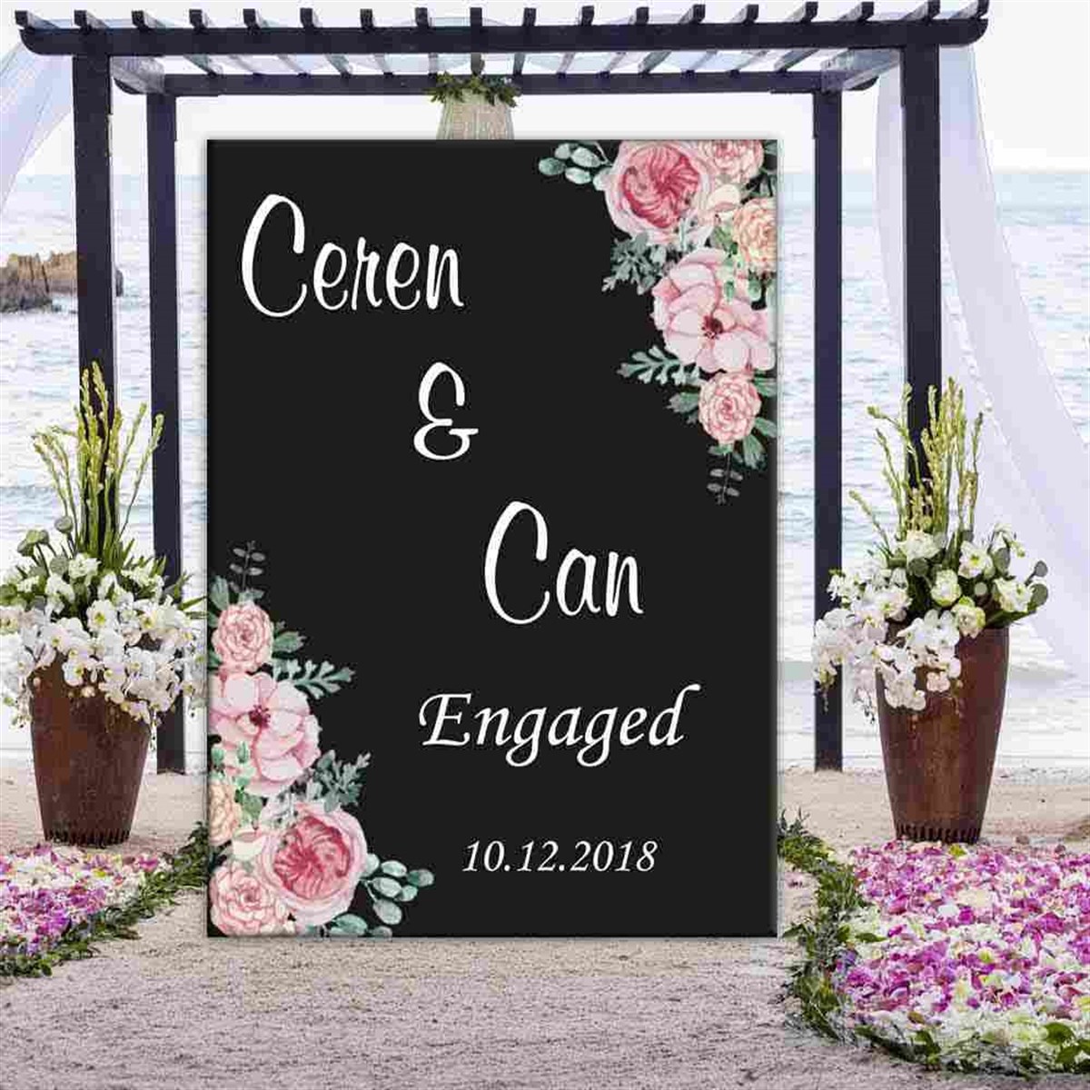 Düğün Partisi Kapı Süsleme 