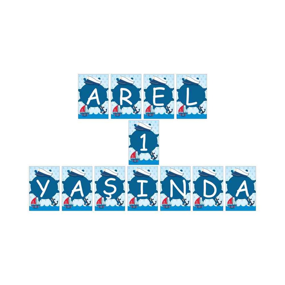 Dümen Konsept Harf Banner 