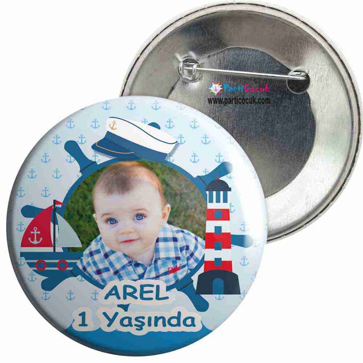 Dümen Konsept İğneli Rozet  